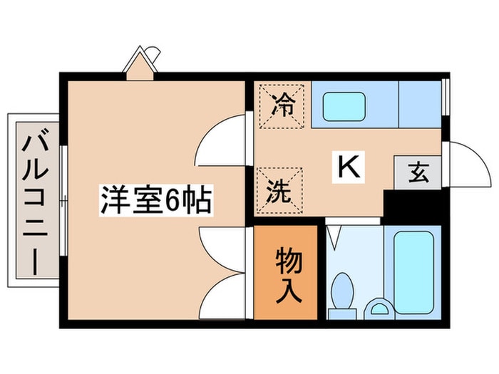 シャンシャインAの物件間取画像