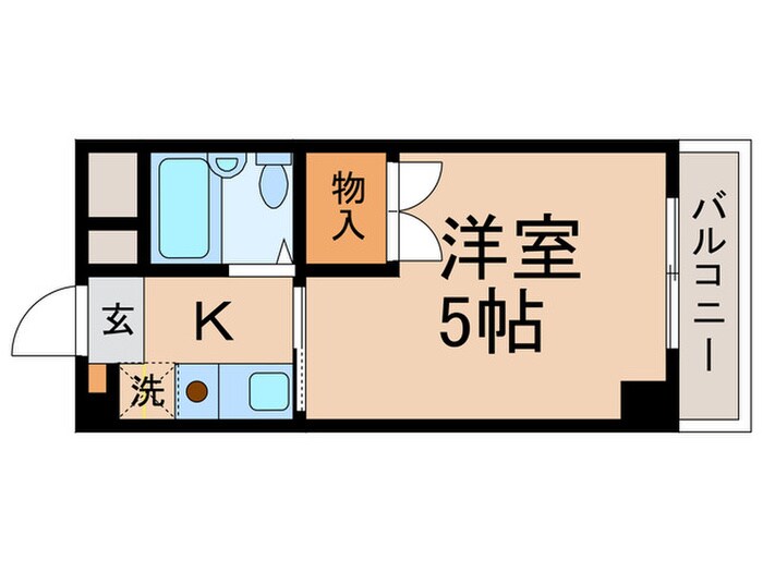 スカイコ－ト和光(103)の物件間取画像