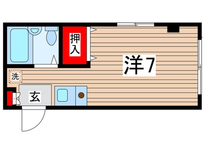 シェルティハイツ森下の物件間取画像