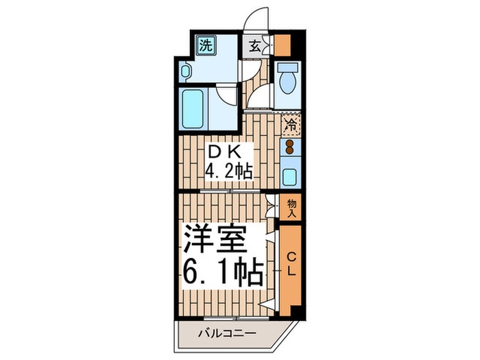 メゾンドソレイユⅤの物件間取画像