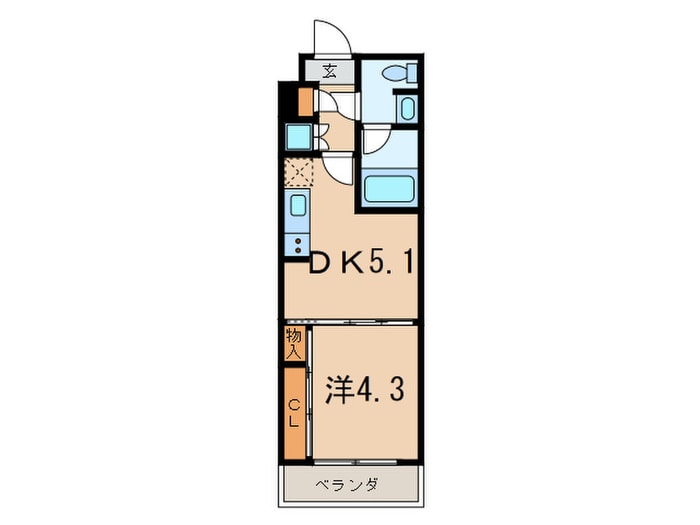 PREMIUM CUBE 世田谷#moの物件間取画像