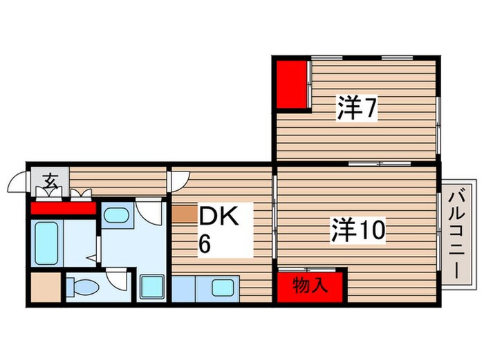 シャルマンコーポの物件間取画像