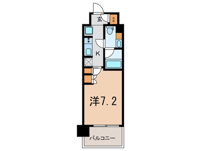 A-standard芝浦の物件間取画像