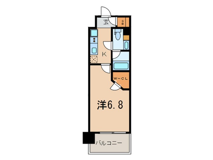 A-standard芝浦の物件間取画像