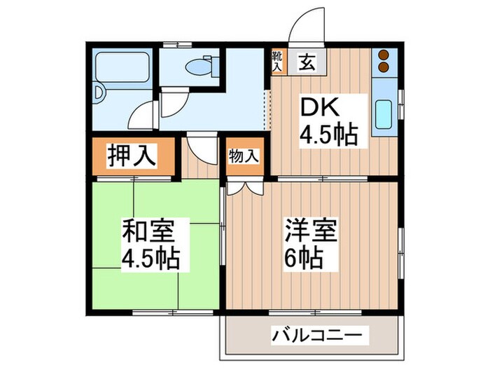 物件間取画像