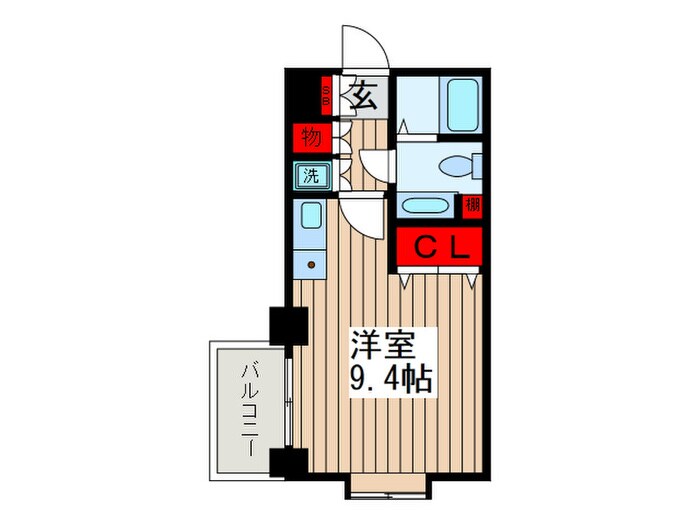 スクエアタワーの物件間取画像