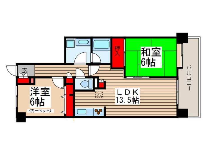 レジデンス幕張アリーナシティの物件間取画像