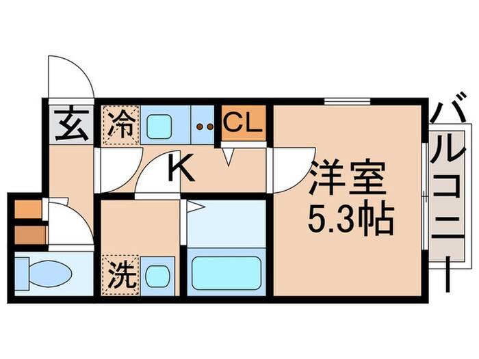 アムールりくごう荘の物件間取画像