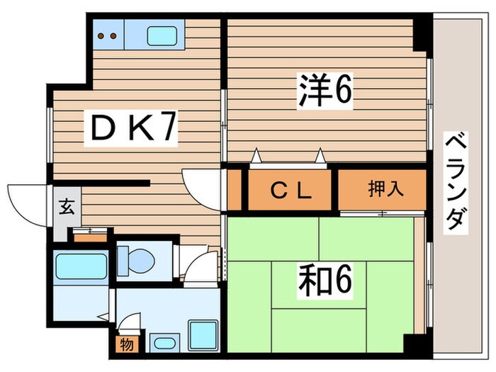 アーバーハイツの物件間取画像