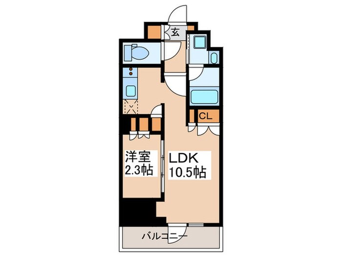 レフィールオーブ代々木の物件間取画像