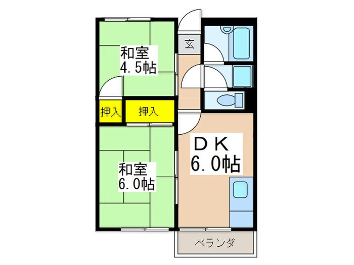 物件間取画像