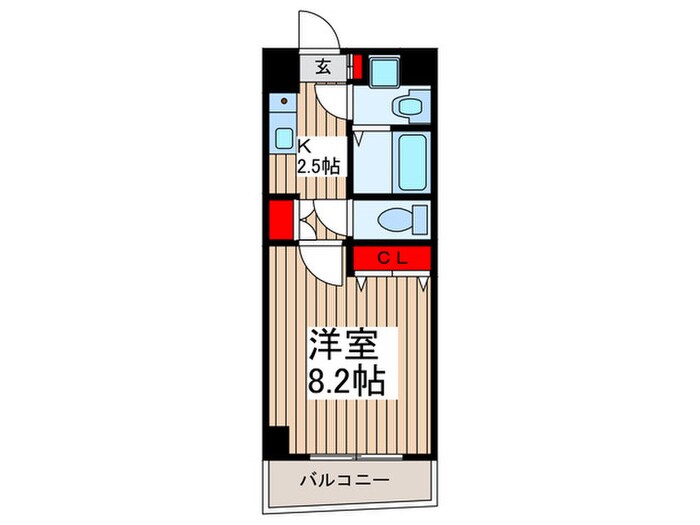 オロール南浦和の物件間取画像