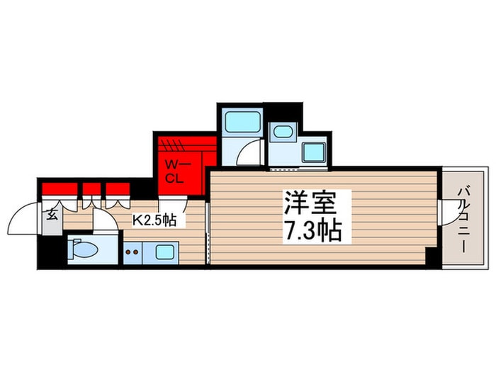 アンベリール墨田Ⅱの物件間取画像