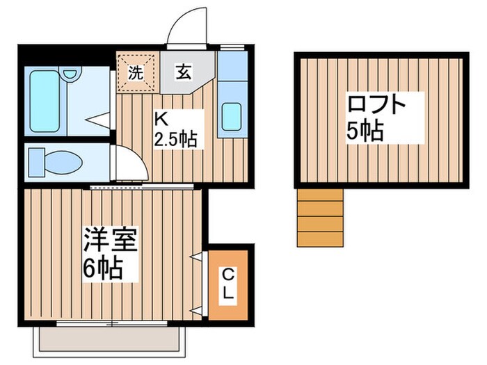 コーポ須賀の物件間取画像