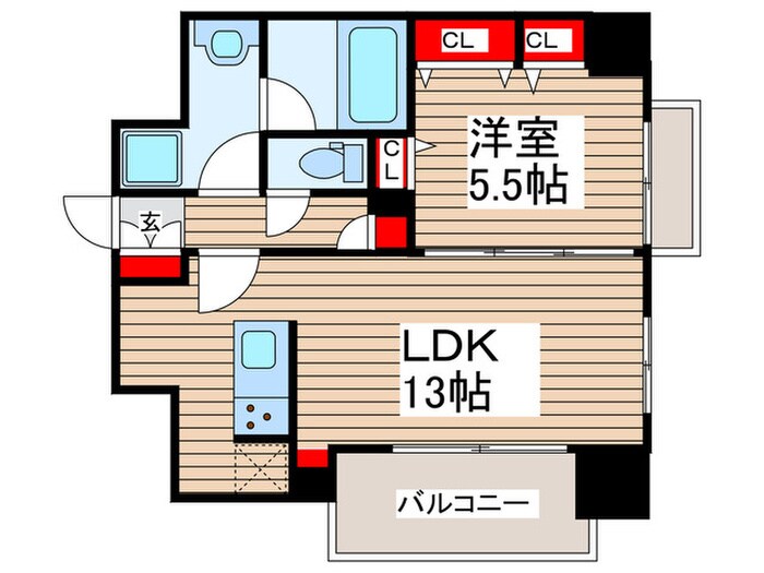 メアヌイ錦糸町の物件間取画像