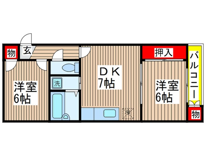 ビジュアルピアの物件間取画像