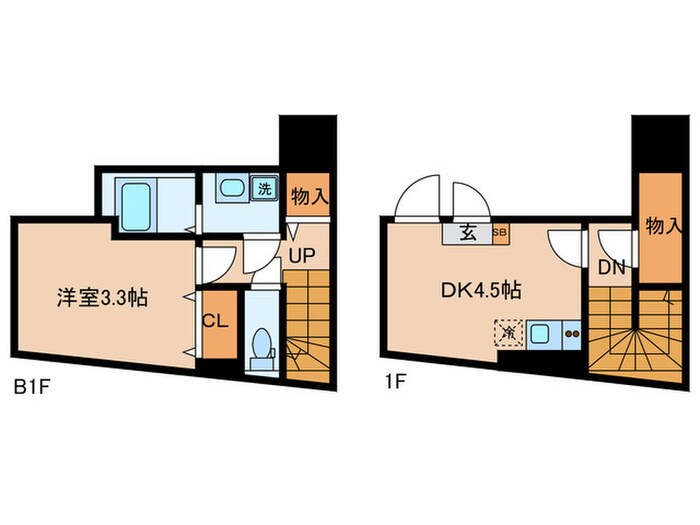 後楽プレイスの物件間取画像