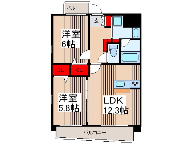 アロッジオの物件間取画像