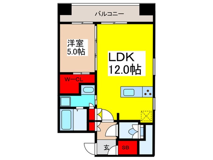 ﾐﾘｱﾚｼﾞﾃﾞﾝｽ日本橋人形町の物件間取画像