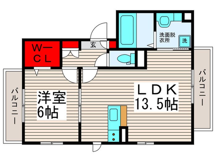 ルミエール谷在家の物件間取画像