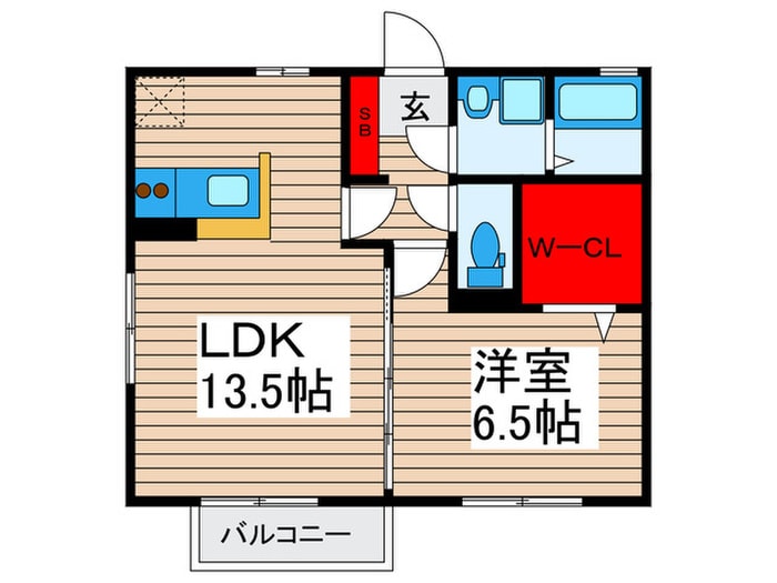 フォ－リ－フ瑞江の物件間取画像