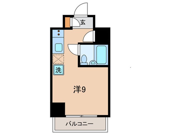 シャトー青山第３(203）の物件間取画像