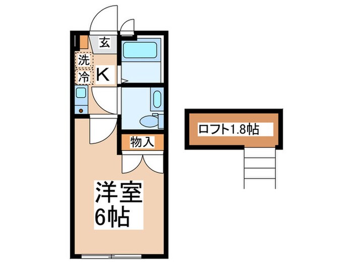 ラクシュミーkikunaの物件間取画像