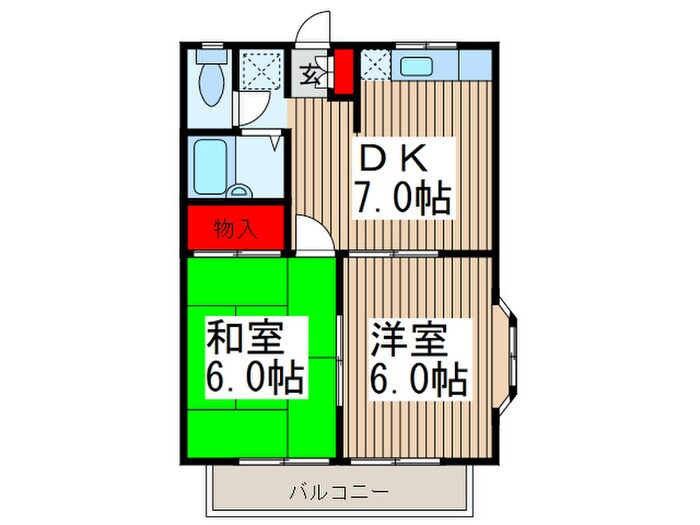 物件間取画像