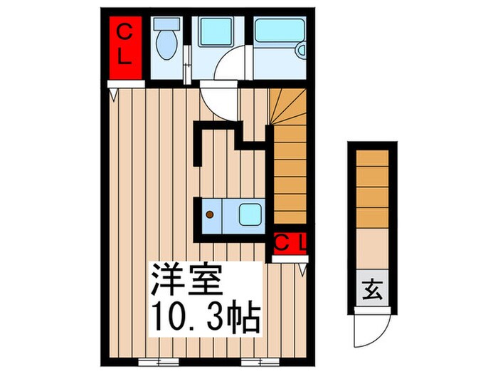 サクセスバード桜木町の物件間取画像