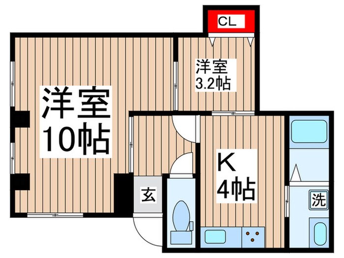 シティハウス佐取の物件間取画像