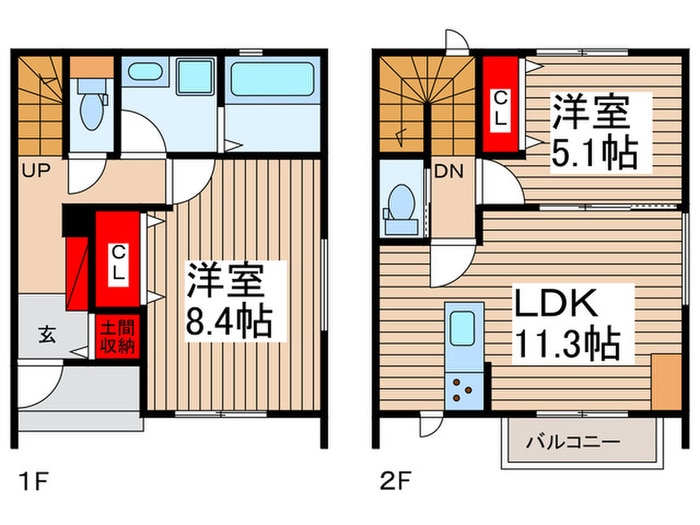 ドルチェ　ヴィラの物件間取画像