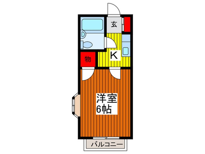 グリ－ンパ－クハイムの物件間取画像