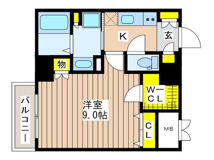ＩＣレジデンスの物件間取画像