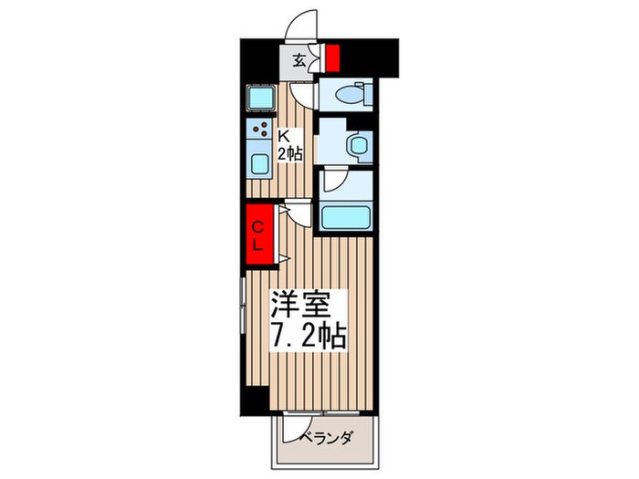 フェリシア浦和常盤の物件間取画像