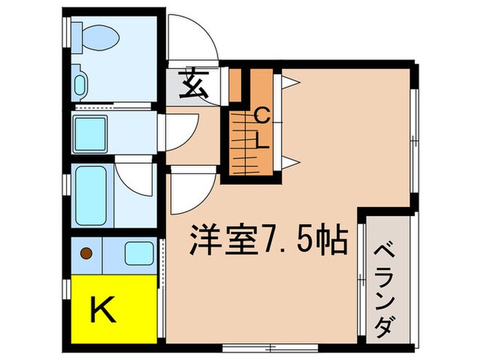 ＫシャトレⅡの物件間取画像