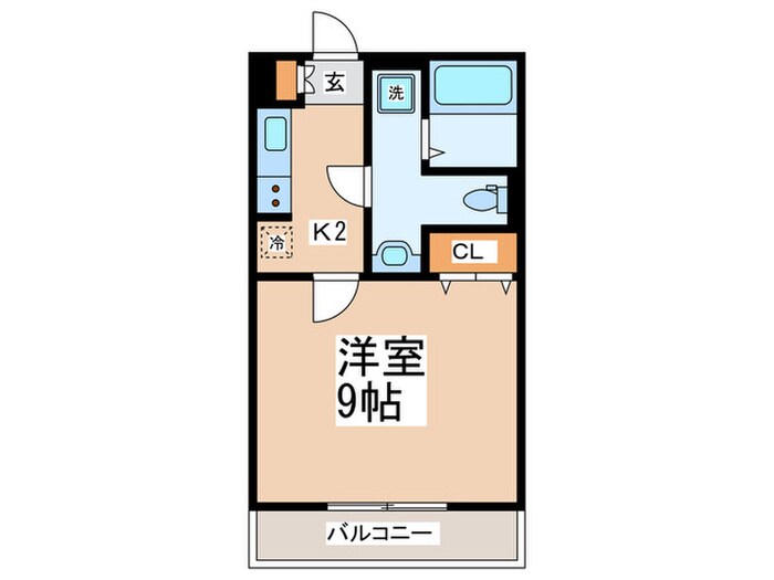 パルコート芦花Ⅱの物件間取画像