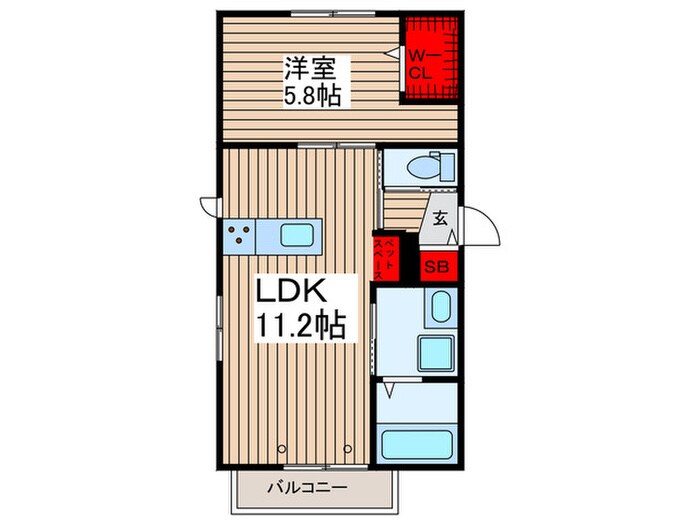 メゾン桜の物件間取画像
