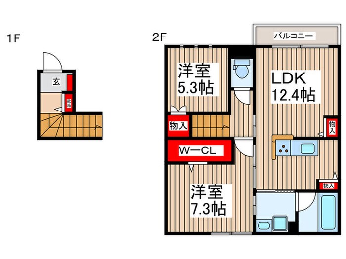 仮)コロンの物件間取画像