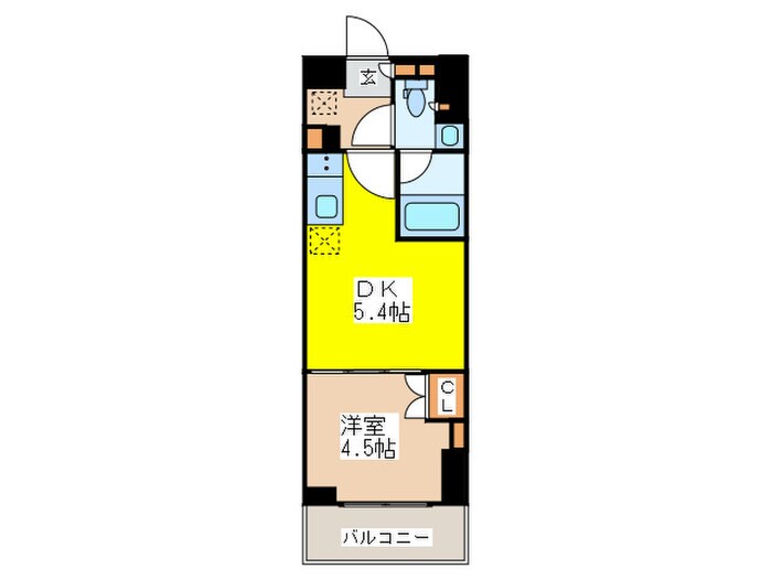 ﾙﾌｫﾝﾌﾟﾛｸﾞﾚ門前仲町ﾏｰｸｽの物件間取画像