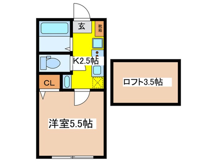 Lagoon西生田の物件間取画像