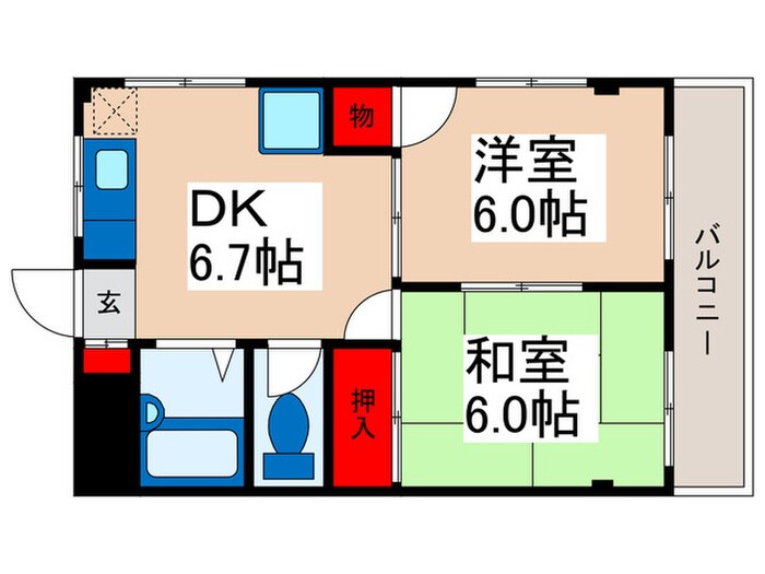 コーシュン・ビレッジの物件間取画像