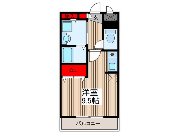 ヴィラグレイスの物件間取画像