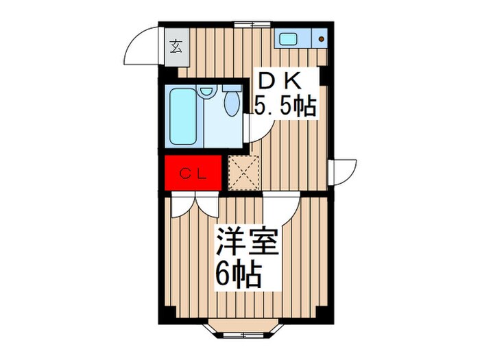 ラパニエ－ル　エイトの物件間取画像