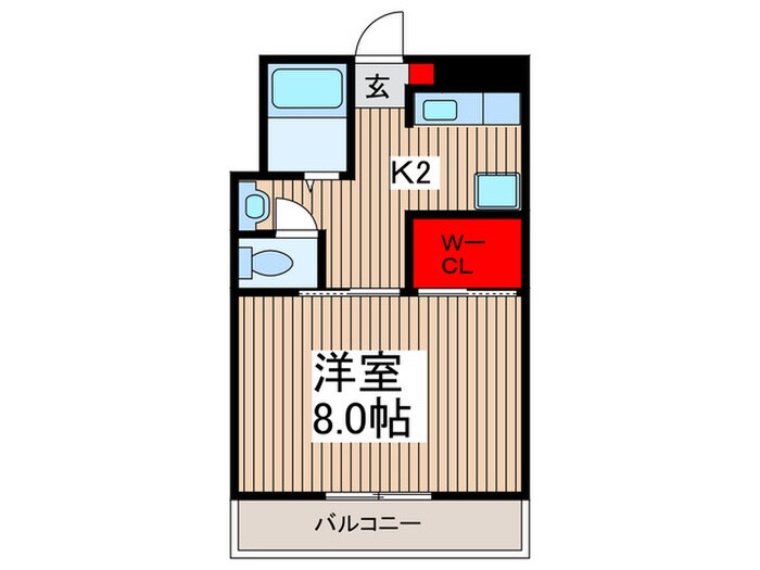 可愛マンションの物件間取画像