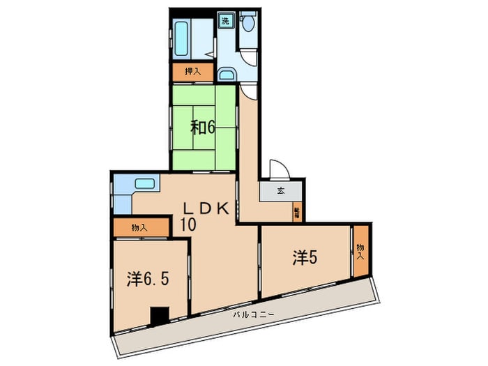 第二宝伊ビルの物件間取画像