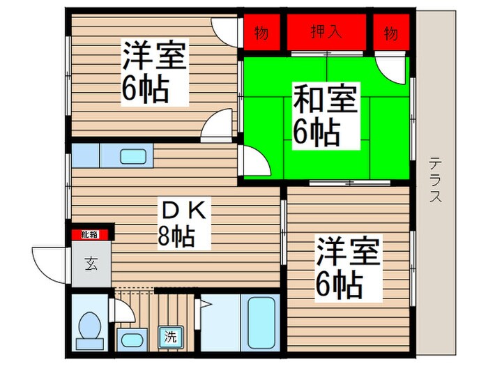 物件間取画像