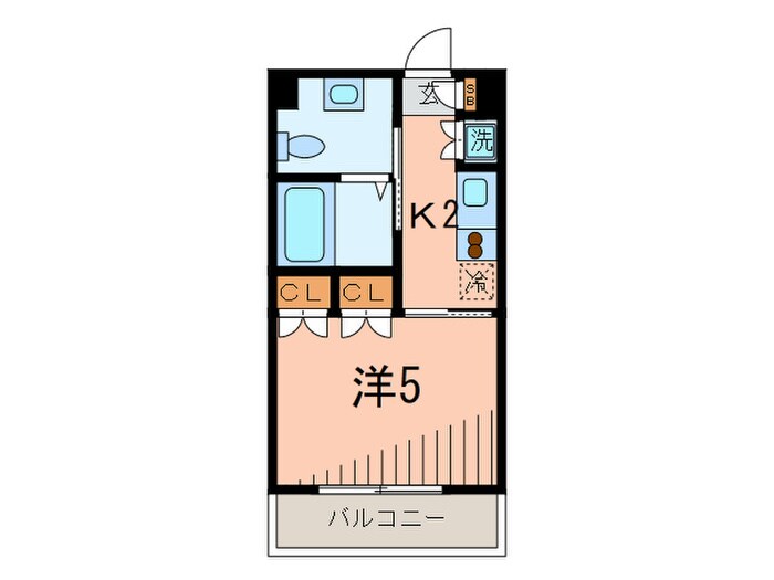 エスティメゾン武蔵小山の物件間取画像