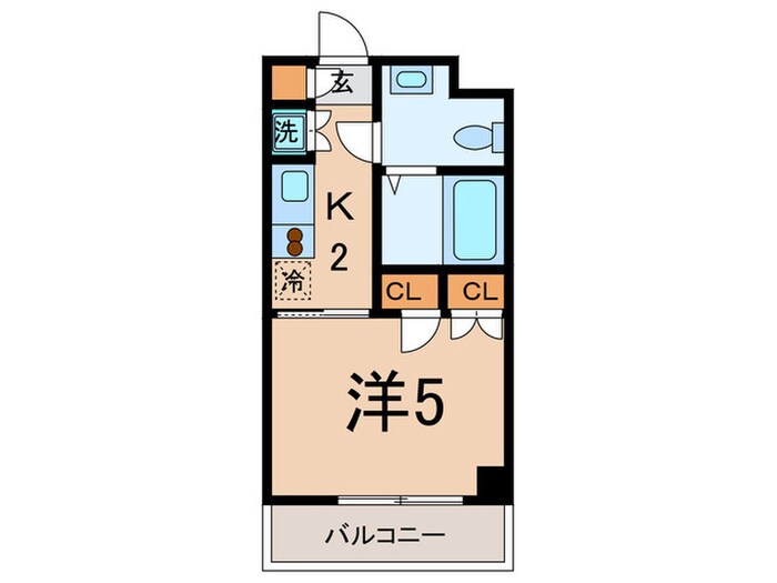 エスティメゾン武蔵小山の物件間取画像