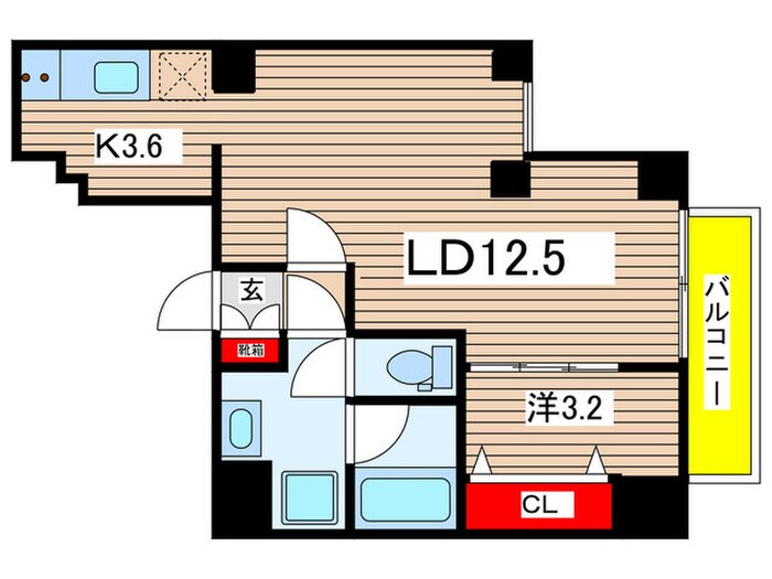 ディアレイシャス南砂町の物件間取画像