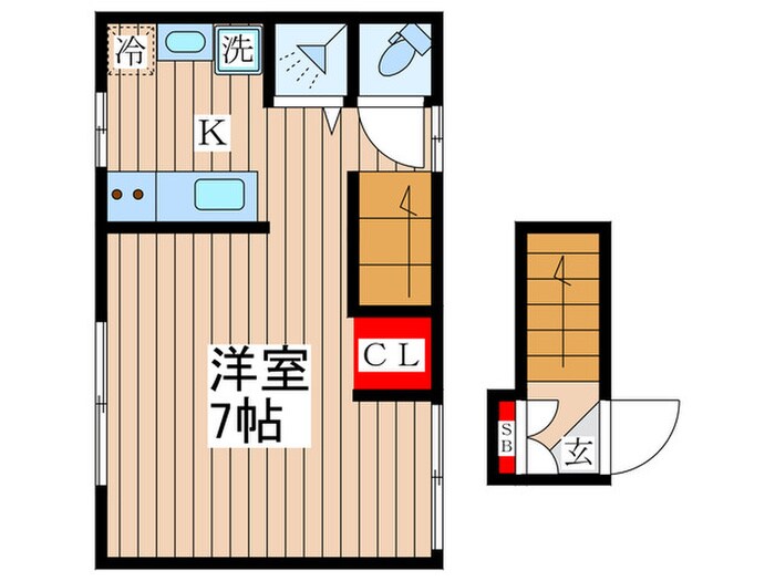 ハイム第３板橋の物件間取画像